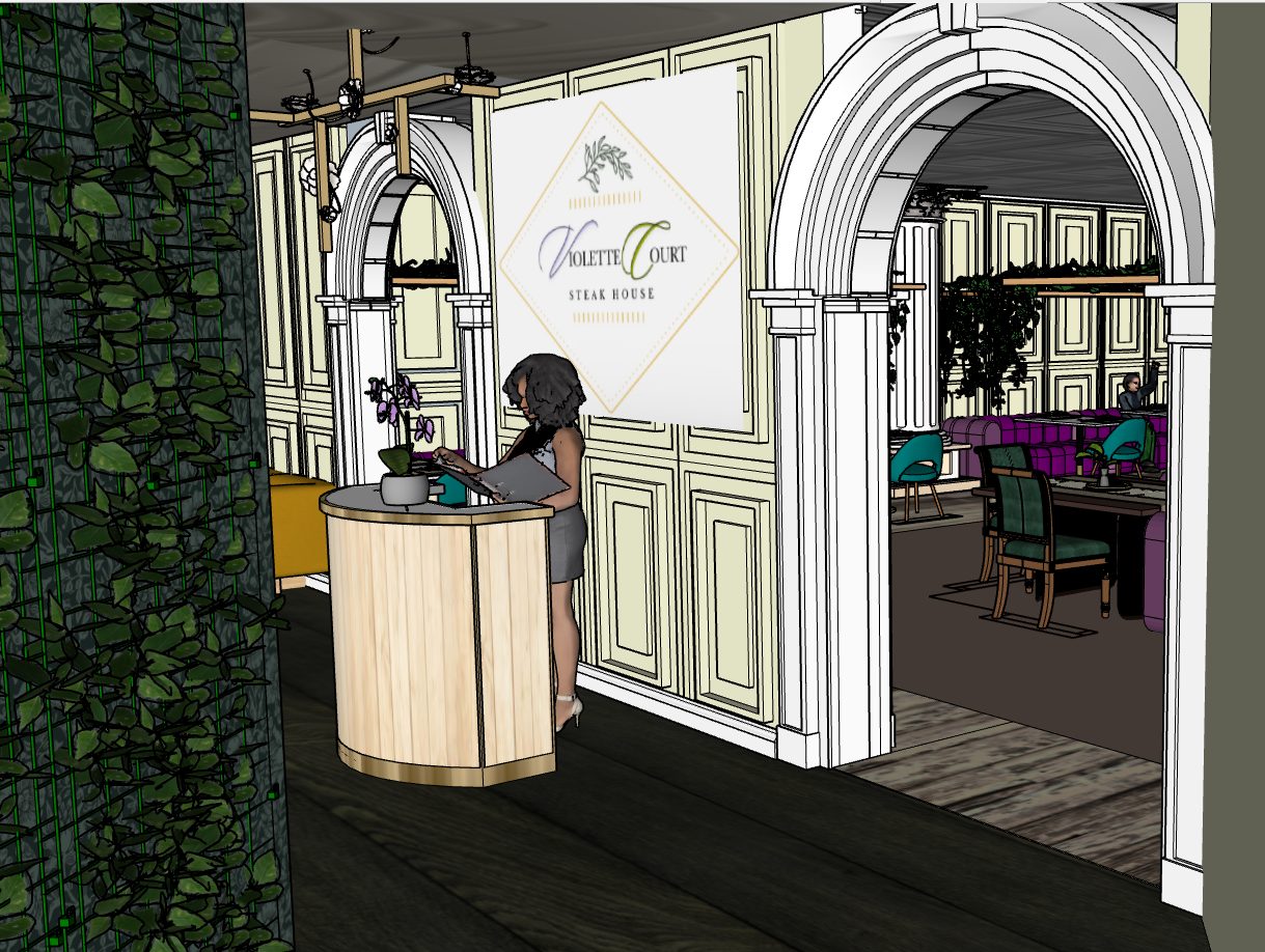 Restaurant entrance