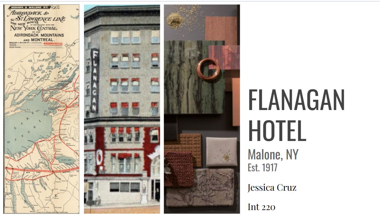 Hotel Lobby concept board